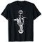 Moon Skelett Rose Witchcraft Wikinger Tarot Tattoo Gothic T-Shirt