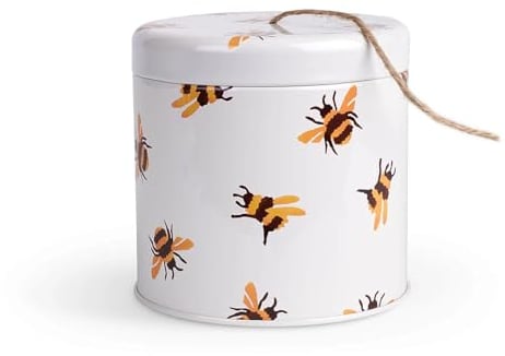 Elite Emma Bridgewater Bee String in a Tin for Gardeners (filled with string) 110(d) x 110mm