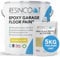 Resincoat High Build Epoxy Garage Floor Paint, Two-Part Epoxy Coating, High Gloss Finish, Solvent Free Formula, Tough & Durable Concrete Floor Paint, Made in the UK, Golden Yellow, 5kg