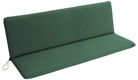 DEGAMO Bankauflage Polsterauflage Dallas für Gartenbank 3-sitzer 138x88cm, mit Rückenteil, dunkelgrün …