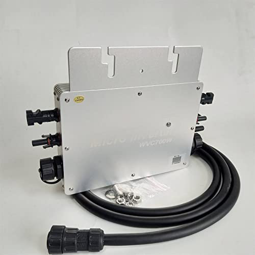 Microonduleur plug and play grid tie onduleur 600 W solaire onduleur pour 2 panneaux solaires400 W