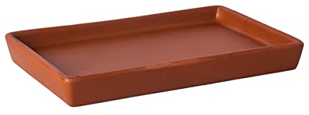 TXTC Basis Für Pflanzentabletts Blumentopf Untersetzer Rechteck Abtropfschale, Sukkulenten-Topf-Untersetzer, Palettenbasisbehälter Für Innen- Und Außenbereich (Color : Red, Size : 42x30cm)