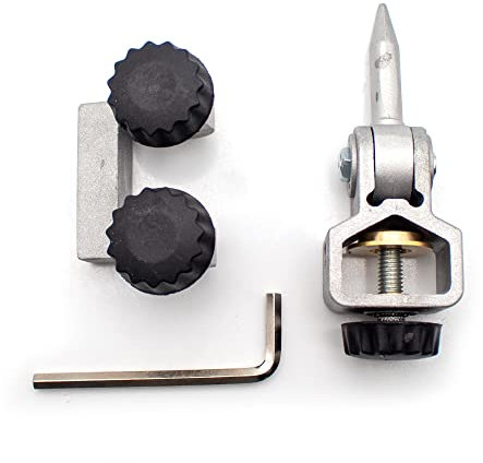 LeTkingok Wood Turning Tool Sharpening Jig, Woodworking Lathe Cutter for Water-Cooled Sharpener Auxiliary Tools