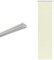 GARDINIA Emia Flächenvorhangschiene Komplett-Set 225-335 cm & Flächenvorhang, Schiebegardine, Blickdicht, Vorhang/Gardine mit Natur-Optik, Sand, 60 x 245 cm