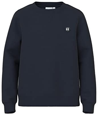 name it Jungen Nmmvimo Ls Bru Noos Sweatshirt, Dark Sapphire, 98 EU
