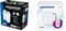 AQUAPHOR A5 Replacement Water Filter cartridges, fits All A5 Filter jugs, 2 Pack, 350l per Filter & Smile Fridge Water Filter Jug, Includes 1x A5 Filter Cartridge to Reduce Limescale, White