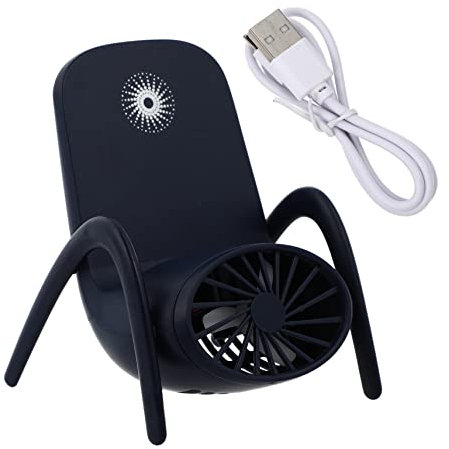 Veemoon Ventilador Portátil Soporte Para Teléfono Móvil Ventilador De Refrigeración Para Uso De Escritorio Práctico y Cómodo Carga Usb