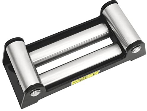JUNZAI 4-Wege-Rollenseilfenster, Anhängerkupplung Für Seilwinde, ATV-Winde, Schienen Umlenkrolle, Elektrische Seilwinde, Stahl 8000-13000 lbs