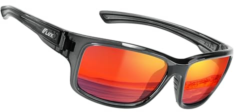 ICECUBE DYNAMIC Polarisierte Sport-Sonnenbrille UV400 Schutz mit Anti-Rutsch-Funktion und leichtem Rahmen - für Männer und Frauen beim Fahren, Laufen, Baseball, Golf, Freizeitsport und Aktivitäten