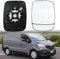 Außenspiegel Glas Für Opel Vivaro B 2014 2015 2016 2017 2018 2019. Links Rechts Rückansicht Beheizter (Weiss),Right