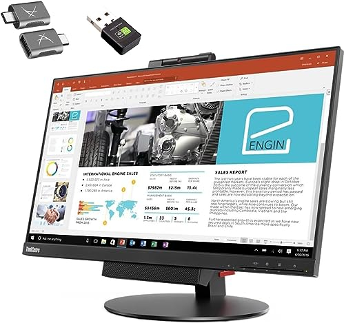 Lenovo All in One ThinkCentre TIO24 Gen3 24″ Full HD | Intel Core i7 | Display Port USB 3 | 16 Go | 512 Go | 24″ FullHD Webcam Windows 11 Pro (reconditionné)