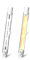 Klarlight 120W R7s Halogen Leuchtmittel 78mm, Halogenlampen Dimmbar Warmweiß 2800K, J78 T3 Lineare Doppelendige Flutlichtlampe Baustrahler 1885LM für Deckenleuchten, Landschaft, Arbeit (2er Pack)