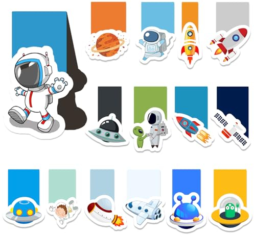 Lesezeichen Magnetisch, 30 Stück Lesezeichen Kinder, Tiere Kinder Magnetlesezeichen, Weltraum, Fussball, Dinosaurier, Verkehrsmittel, Magnet Magnetische Lesezeichen für Junge, Mädchen (Fussball)