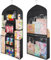 Geschenkpapier-Aufbewahrung, zum Aufhängen, 120 x 60 cm (extra groß), schwarz, doppelseitig, Weihnachtsverpackungsbehälter, Oxford Langer Bastelrollen-Organizer, Geschenkpapierhalter für schlafzimmer