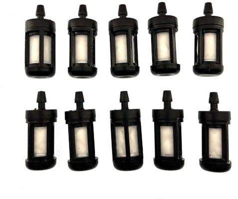 BOOSTI 10x Universal Benzinfilter Kraftstofffilter Filter für Stihl Husqvarna Dolmar Echo Geräte Motorsense Kettensägen Heckenschere Freischneider Rasentrimmer Trimmer