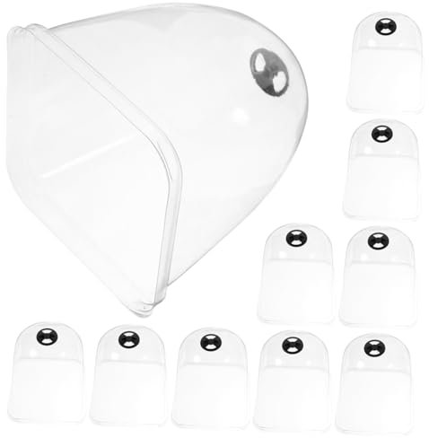 Milisten 10pcs Transparent Garden Dome Cover Breathable Humidity Dome for Vegetable Garden Plant Nursery Protector with Air Vent for Optimal Growth and Weather Resistance