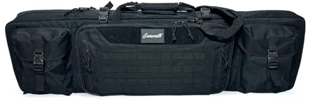 Gun Tac 2 Taktische Waffentasche Futteral mit Rucksackfunktion für Zwei Langwaffen (schwarz)