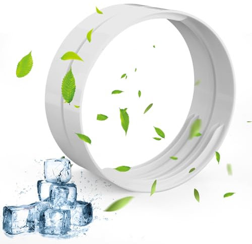 13cm Giunto Tubo Scarico Condizionatore Aria Portatile, Adattatore Finestra Giunto Tubo Scarico Connettore Tubo Flessibile Condizionatore Aria per Accessori Estensione del Tubo Flessibile AC