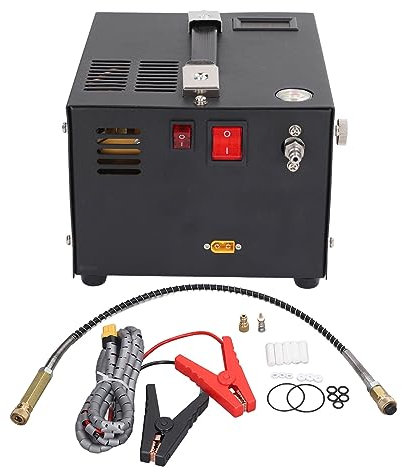 Compressore D'Aria, Compressore HPA Portatile 4500Psi/30Mpa, Pompa Compressore per Pistola Ad Aria Compressa, Paintball, Bottiglia per Immersioni Subacquee