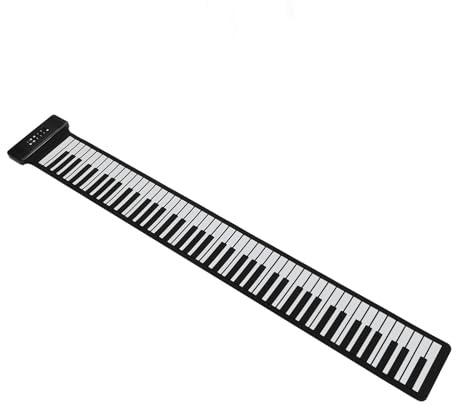 Tastiera per Pianoforte Avvolgibile, Tastiera Elettronica Portatile Flessibile a 88 Tasti con Funzione di Accordo 'altoparlante, per Ambienti di Insegnamento in Classe e di