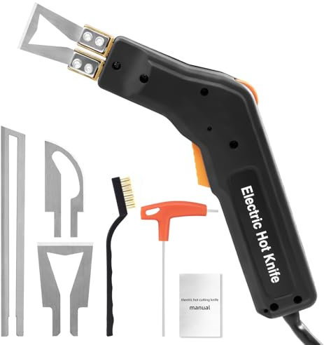 Teodute Taglia Polistirolo, Taglierina Polistirolo con 3 Lame Nichrom, 0-600℃ 300W Taglia polistirolo a Filo Caldo, per Polistirenica EPS EPP KT Board EVA PU