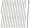 M3 Door Handle Fixing Screws, 30 Set door handle bolt through fixings m3 screw connecting bolts and sleeves for Doors handles Knobs