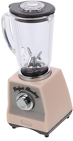 VICASKY Miniatur Entsafter Puppenhaus Küchenzubehör Entsafter Mini Mixer Babynahrungsmixer Smoothie Mixer Kleiner Mixer Entsaftermaschinen Smoothie Kunststoff