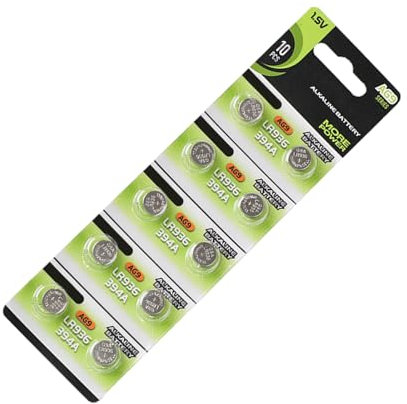 omiinitio 10pcs/20pcs Alkaline Knopfzellen Batterien 1 55 V Münzzellen Batterien Für Uhrenrechner AG7/LR57 AG8/LR55 AG9/LR45