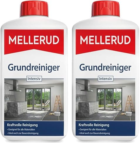 MELLERUD Grundreiniger Intensiv | 1 x 1 l | insbesondere zur Reinigung des Haushaltes nach Bau- oder Renovierungsarbeiten (Packung mit 2)