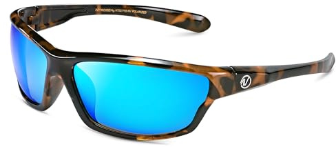 Nitrogen Lentes de sol polarizados envolventes deportivos para hombres y