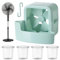 Genérico Accesorio De Nebulizador Para Ventilador,De Nebulización - Accesorios Refrescantes Colgables Con Compartimento Para Hielo Para Terraza Balcón Y Espacios