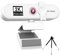 Zymoplas Computer Webcam Fotocamera PC USB con messa a fuoco automatica con microfono Sostituzione Web Cam Camcorder Videochiamata per ufficio domestico, bianco, 2K