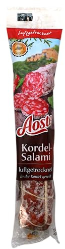 Aoste Kordelsalami luftgetrocknet, 8er Pack (8 x 250g)