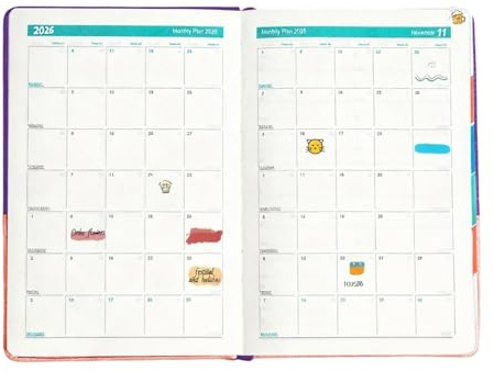 2026 Terminplaner Akademischer Wochenplaner Journal Notizbuch