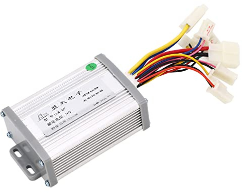 RASTKY ElectricBrushed ControllerLithium-Elektrofahrrad, 36V 1000W Brushed Motor Controller mit Kühlendem Aluminiumgehäuse, Ideal für E-Bikes, Trikes und Motorräder, Sicherheit Inklusive