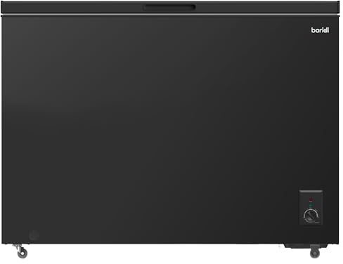Baridi 299L Freestanding Chest Freezer with Adjustable Thermostat, Black - DH261