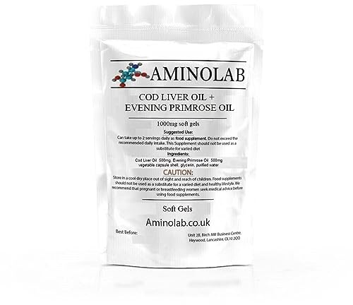 Aminolab Cod Liver & Evening Primrose Oil Soft Gels 1000mg