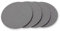 filzbrand Filz Untersetzer rund für Gläser, Filzuntersetzer 4 Stück (4er Set), Ø 10 cm in steingrau, 3 mm dick, Glasuntersetzer, Getränkeuntersetzer aus Designfilz 100% Wolle – Made in Germany
