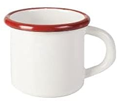 Ibili POTE Bordeaux 8CM, Stainless Steel, Blanco/Rojo, 8 Centimeters cm