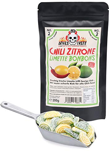 Chili Zitrone Limette Bonbon - extra scharf !!! 200g