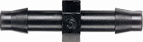 Antelco 4mm Barbed Straight Joiner for 4mm Irrigation/Hydroponics Pipe, Pack of 10
