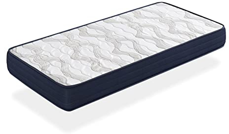 DORMISSIMO Matratze 100x200 Draco Latex Hohe 20 cm H2 Abdeckung aus Fasern, Kern mit Latex