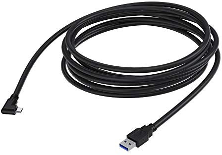 CBUS 5 Metres (16ft) Link Cable Compatible with Meta Quest 3, Oculus Quest 2 - USB 3.2 Gen 1 USB C to USB A Right Angle Type-C 5Gbps