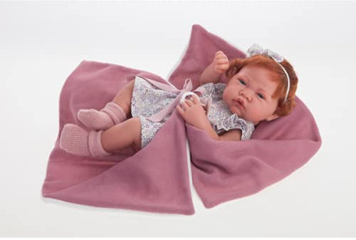 Puppen Antonio Juan S.L. Neugeborenes Paar Decke 42 cm