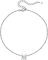 ChicSilver Silber Fußkette mit Buchstabeanhänger M anhänger Sommer Strand Fußschmuck für Damen und Mädchen
