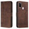 Lihondar Kompatibel mit Samsung Galaxy M30S/M21 Hülle, Handyhülle Samsung M30S, M21 Leder Klappbar Schutzhülle Tasche Wallet Brieftasche Cover Flip Case für Samsung M30S/M21 Klapphülle (Braun)