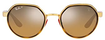 Ray-Ban Sonnenbrille RB3703M F076A2 Unisex Farbe Gold Braun/Grau Glasgröße 51 mm