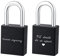MunkiMix Cadenas D'amour Gravure Photo/Text/Date/Symboles Personnaliser Cadeau pour Couples Hommes Femmes Petit Ami Amant Anniversaire Valentin Anniversaire (Noir/Texte)