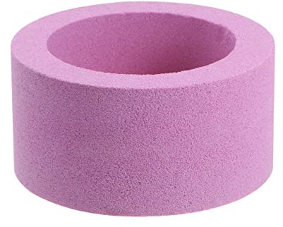 sourcing map Grinding Wheel 4 Inch 120 Grits Aluminum Oxide Cup Abrasive Wheels, Chrome Corundum for Hardened Steel, Grinding Machine, Red