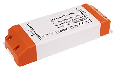 Evotrade 2 Meter - Einbaukanal für LED-Streifen (max. 10 mm) Aluminiumprofil mit Abdeckung - 2 Meter - Finish wählbar (Trafo 150 W)